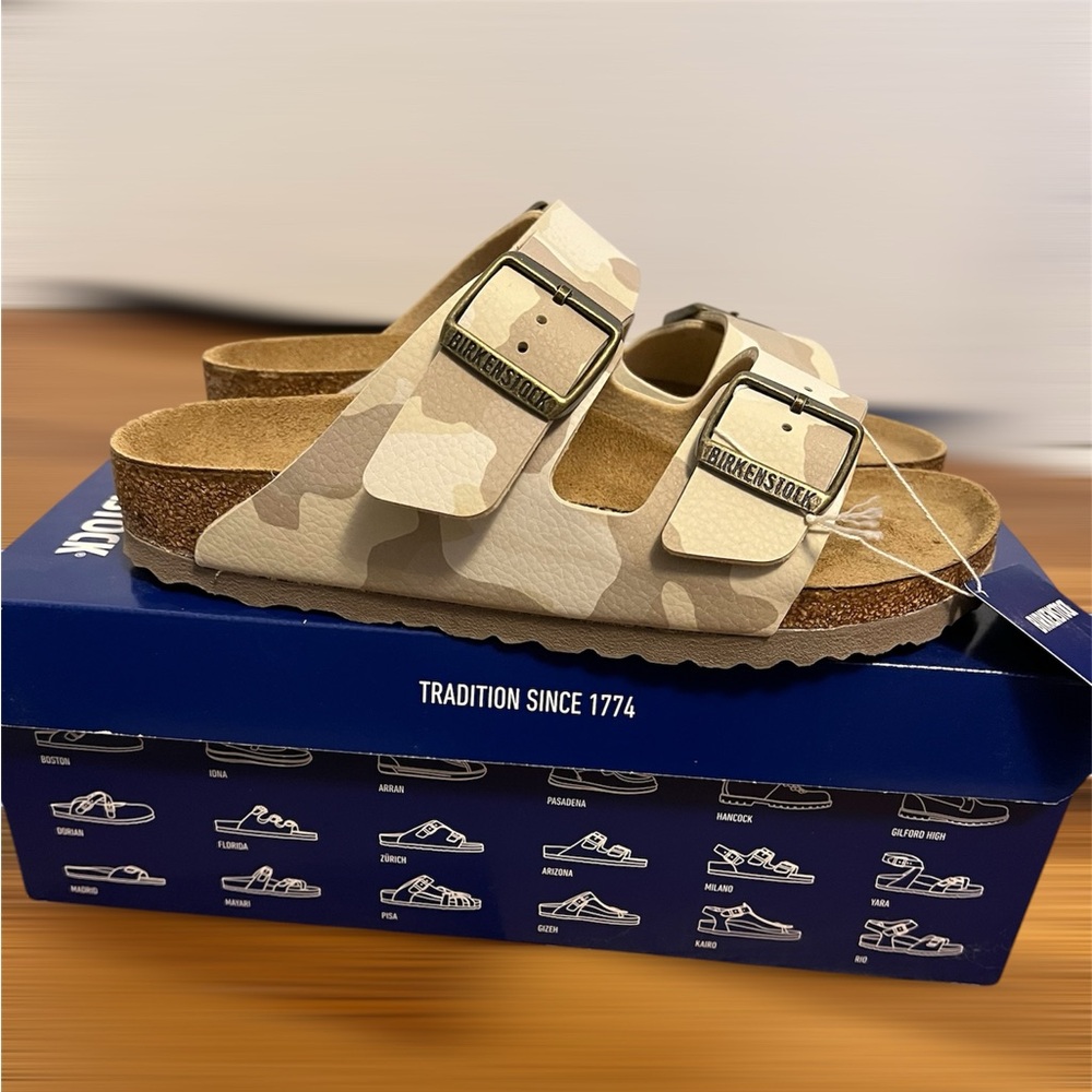 New with box authentic Birkenstock Arizona sandals